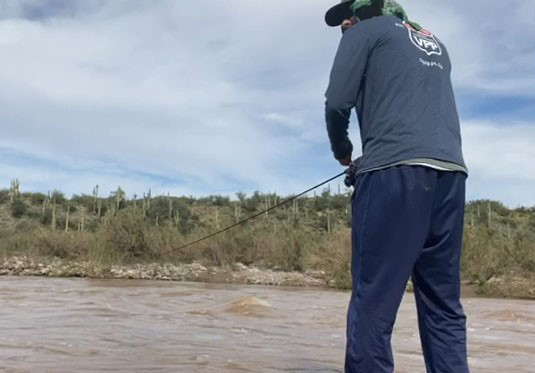 Fishing Agua Fria River