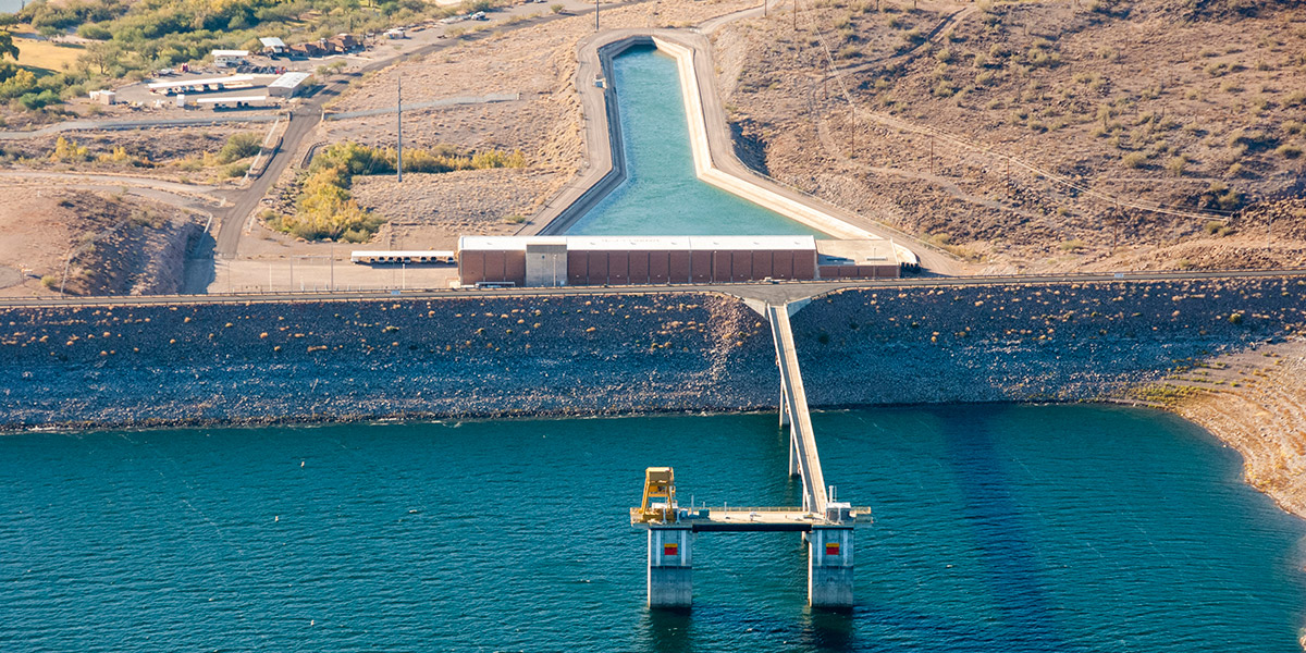 Lake Pleasant Intake Towers