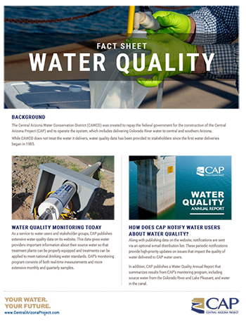 Water Quality Factsheet Cover