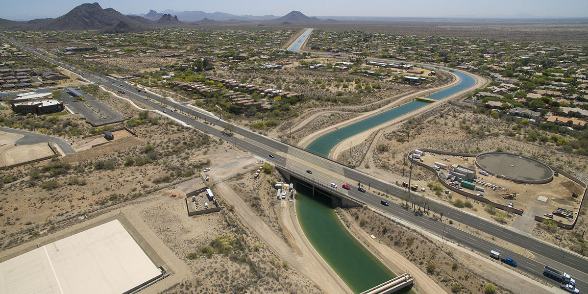 CAP Canal at Shea Blvd. in Scottsdale