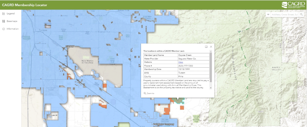 New map puts the “see” in CAGRD - Central Arizona Project