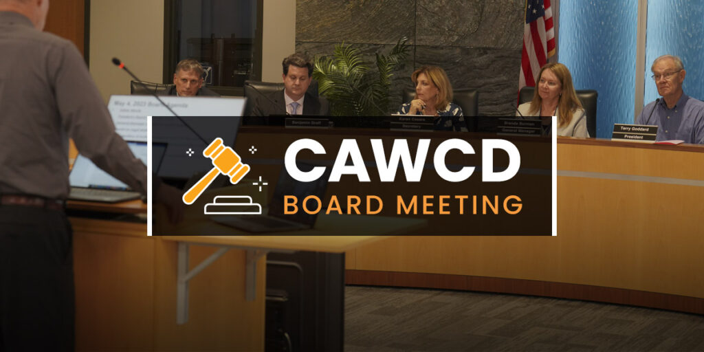 CAWCD Board Meeting Header