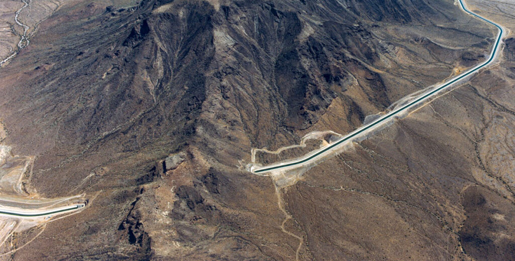 CAP tunnel through mountain