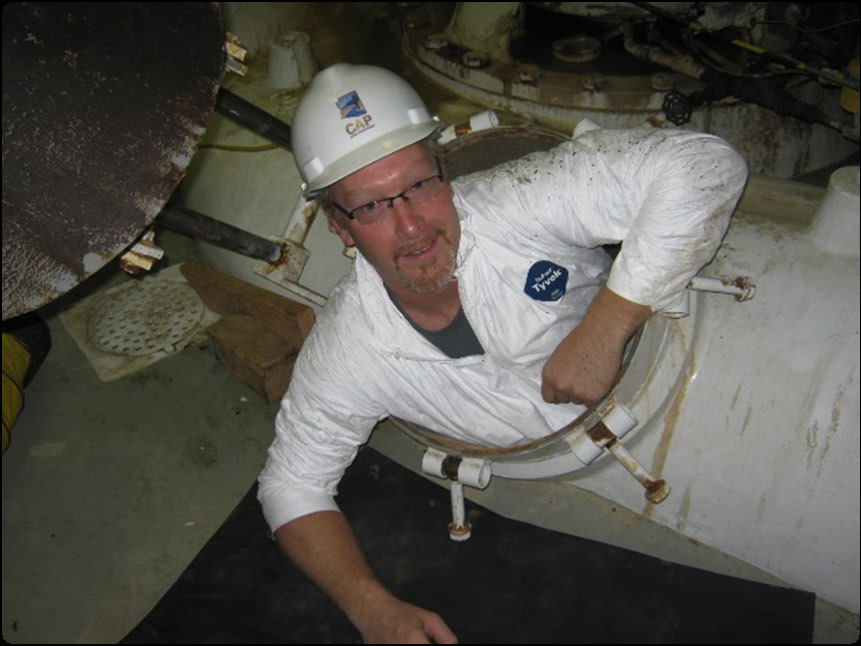 Phil Rettinger working at CAP