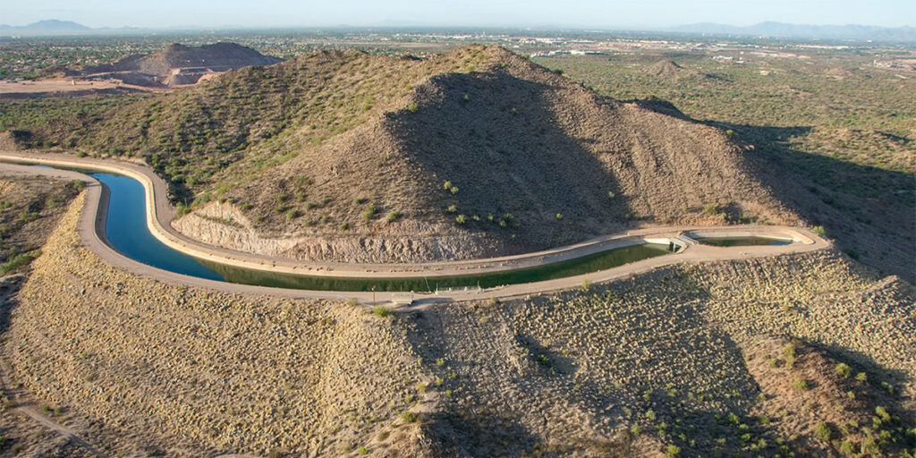 he SRP Turnout at the CAP-SRP Interconnect Facility