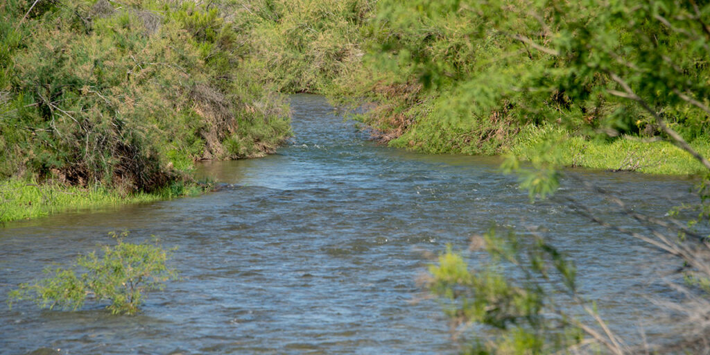 The Agua Fria River is one of the main sources of water for Lake Pleasant, along with water from the CAP canal.