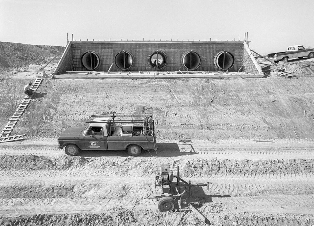 Construction of CAP underchutes and overchutes