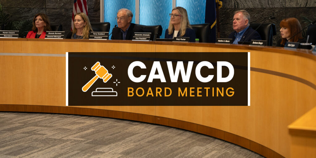 CAWCD Board in session