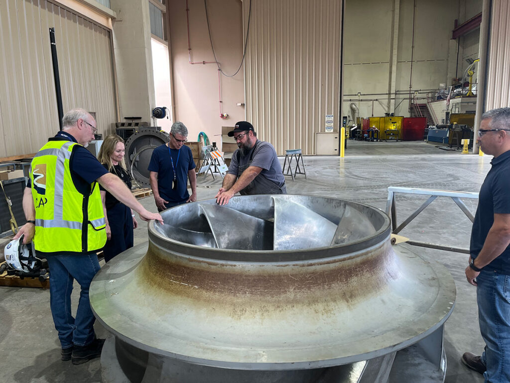 Group looking at pump infrastructure