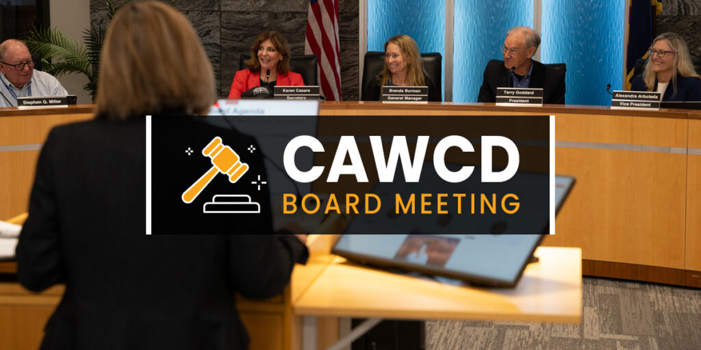 CAWCD Board in session