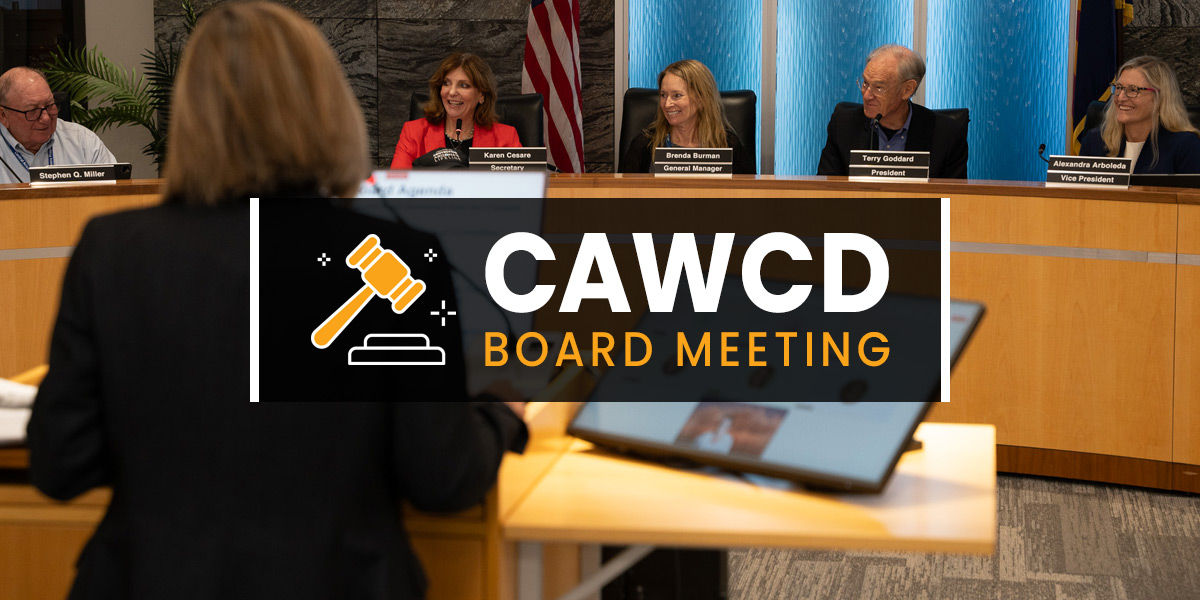 CAWCD Board in session