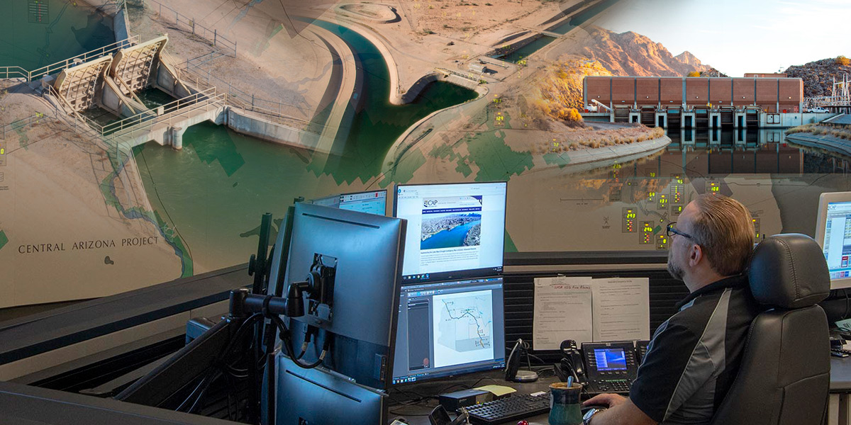 The CAP system is operated by the control center, the “invisible hands in the desert”