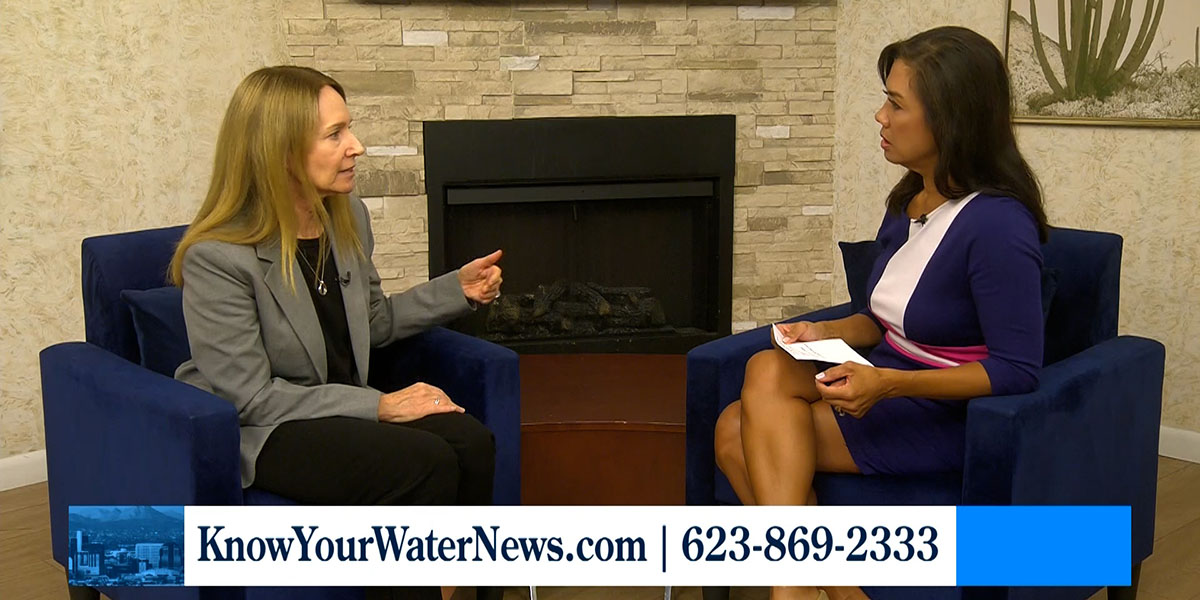 Brenda Burman being interviewed on Your Life Arizona