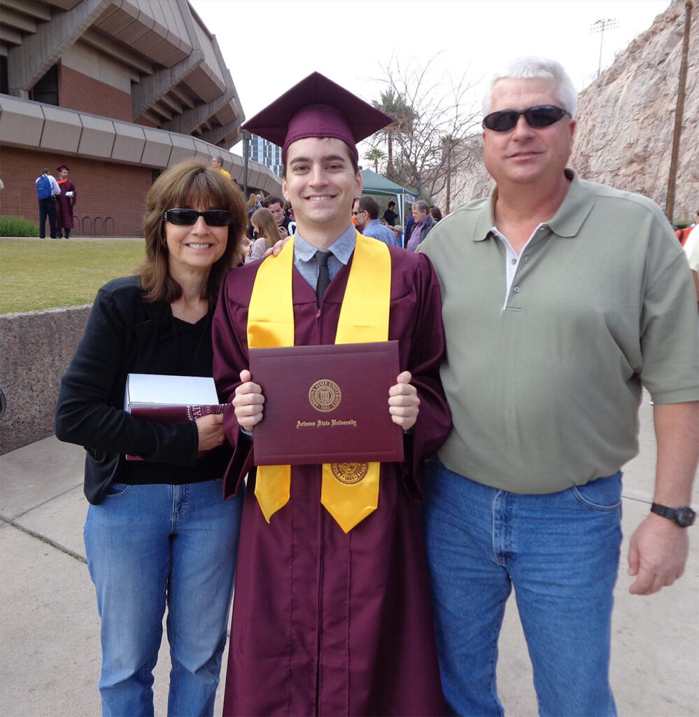 Chris Kloskin ASU graduation