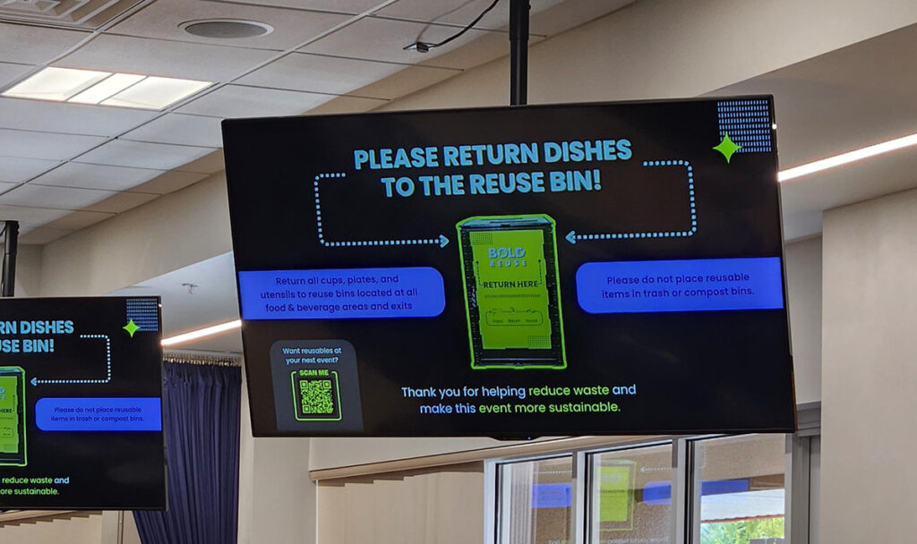 CAP recycle information screen