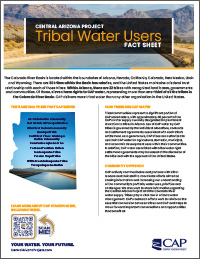 Thumbnail of the Tribal Water Users Fact Sheet