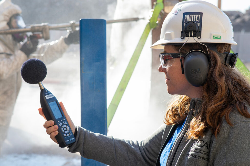 Health and Safety Supervisor Christina Collins