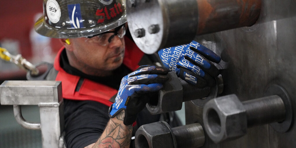 CAP employee working during scheduled summer outage